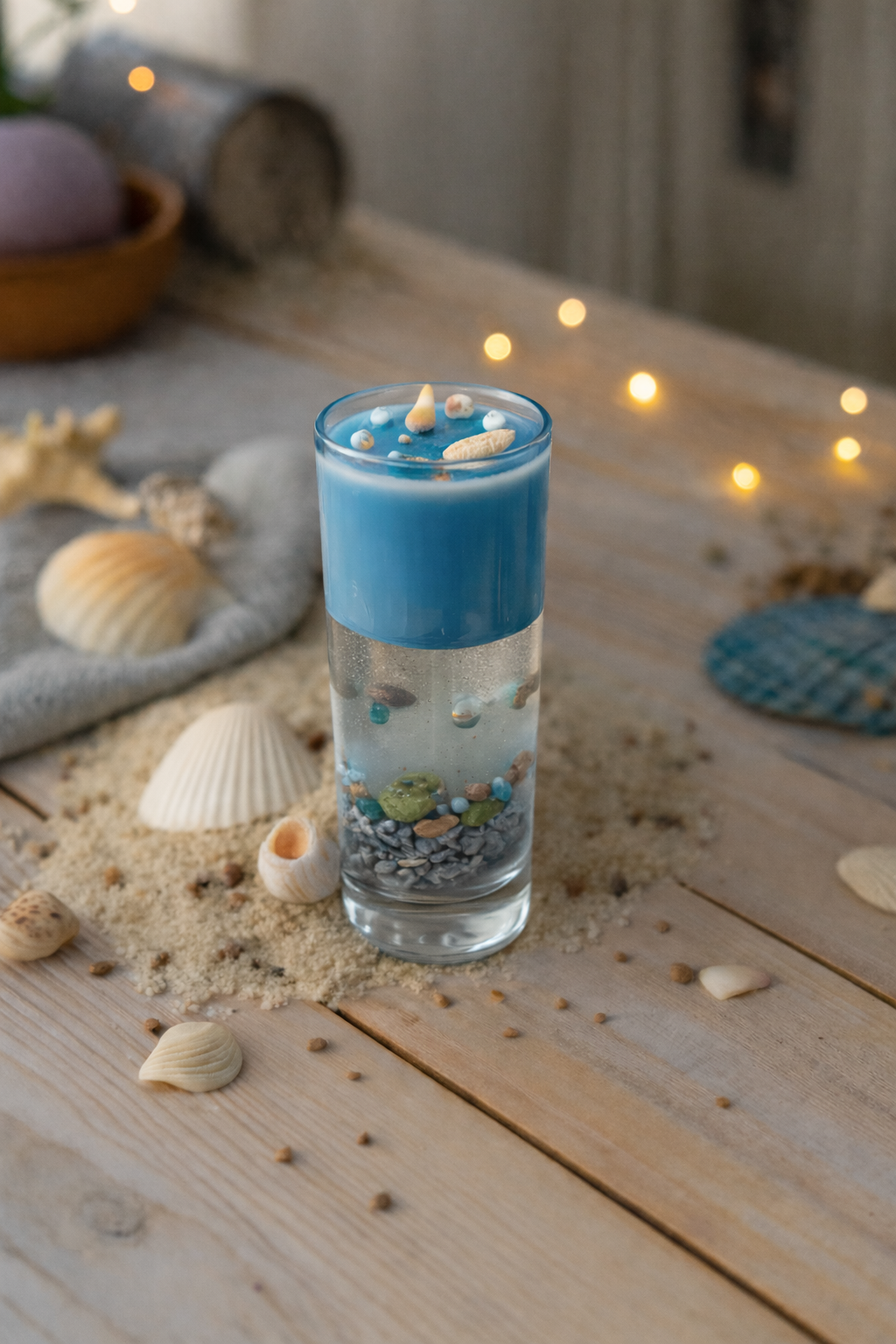 Ocean Dream – Decoratief Waxobject in Lang Glas